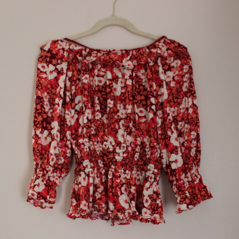 Free People Sweet Memories Floral Blouse - Picture 7 of 7